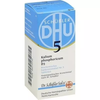 BIOCHEMIE DHU 5 Kalium phosphoricum D 3 tabletter, 80 stk