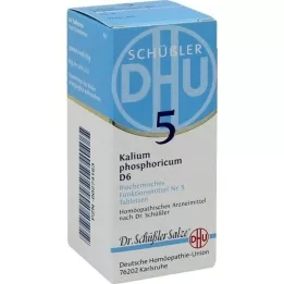 BIOCHEMIE DHU 5 Kalium phosphoricum D 6 tabletter, 80 stk