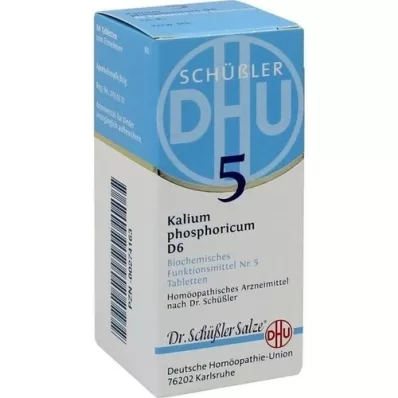 BIOCHEMIE DHU 5 Kalium phosphoricum D 6 tabletter, 80 stk