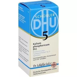 BIOCHEMIE DHU 5 Kalium phosphoricum D 12 tabletter, 80 stk