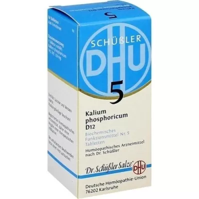 BIOCHEMIE DHU 5 Kalium phosphoricum D 12 tabletter, 80 stk