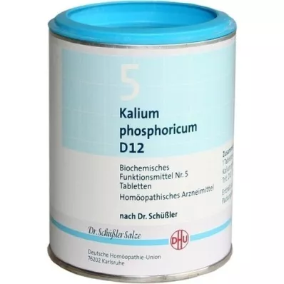 BIOCHEMIE DHU 5 Kalium phosphoricum D 12 tabletter, 1000 stk