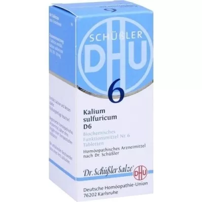 BIOCHEMIE DHU 6 Kalium sulfuricum D 6 tabletter, 80 stk BIOCHEMIE DHU 6 Kalium sulfuricum D 6 tabletter, 80 stk
