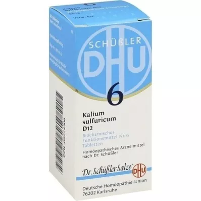 BIOCHEMIE DHU 6 kaliumsulfuricum D 12 tabletter, 80 stk