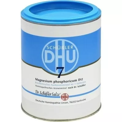 BIOCHEMIE DHU 7 Magnesium phosphoricum D 12 tabletter, 1000 stk BIOCHEMIE DHU 7 Magnesium phosphoricum D 12 tabletter, 1000 stk