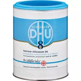 BIOCHEMIE DHU 8 natriumchloratum D 6 tabletter, 1000 stk
