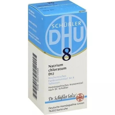 BIOCHEMIE DHU 8 natriumchloratum D 12 tabletter, 80 stk