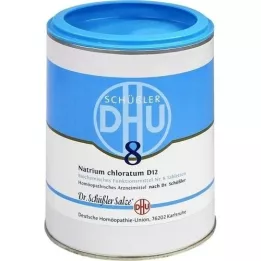 BIOCHEMIE DHU 8 natriumchloratum D 12 tabletter, 1000 stk