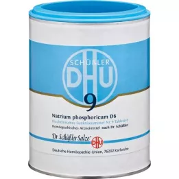 BIOCHEMIE DHU 9 Natrum phosphoricum D 6 tabletter, 1000 stk