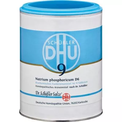 BIOCHEMIE DHU 9 Natrum phosphoricum D 6 tabletter, 1000 stk