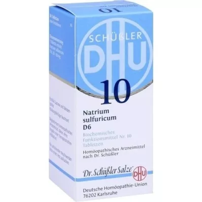 BIOCHEMIE DHU 10 Natrum sulfuricum D 6 tabletter, 80 stk