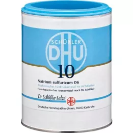 BIOCHEMIE DHU 10 Natrum sulfuricum D 6 tabletter, 1000 stk