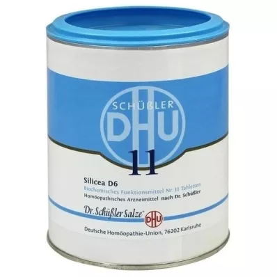 BIOCHEMIE DHU 11 Silicea D 6 tabletter, 1000 stk