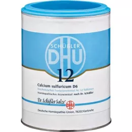 BIOCHEMIE DHU 12 Calcium sulfuricum D 6 tabletter, 1000 stk