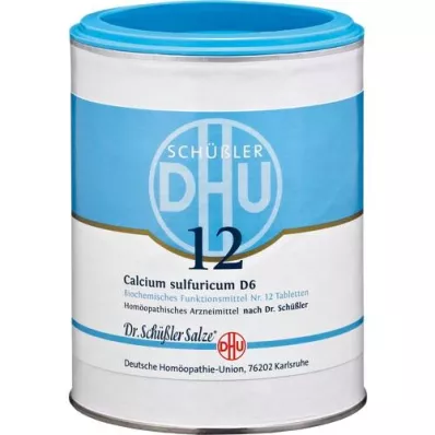 BIOCHEMIE DHU 12 Calcium sulfuricum D 6 tabletter, 1000 stk