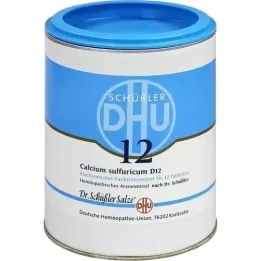 BIOCHEMIE DHU 12 Calcium sulfuricum D 12 tabletter, 1000 stk