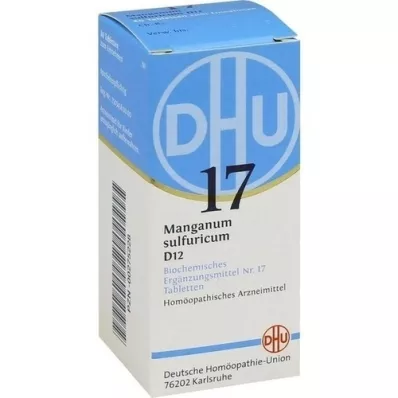 BIOCHEMIE DHU 17 Manganum sulfuricum D 12 tabletter, 80 stk