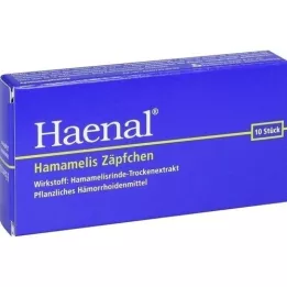 HAENAL Hamamelis stikpiller, 10 stk