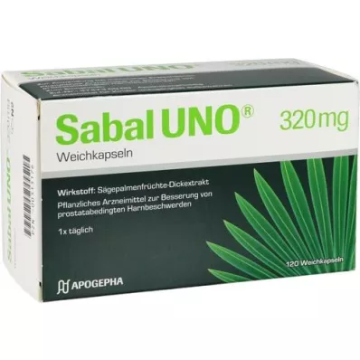 SABALUNO 320 mg bløde kapsler, 120 stk