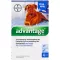 ADVANTAGE 400 opløsningspipetter til hunde fra 25 kg, 1x4 stk