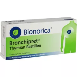BRONCHIPRET Timianpastiller, 30 stk