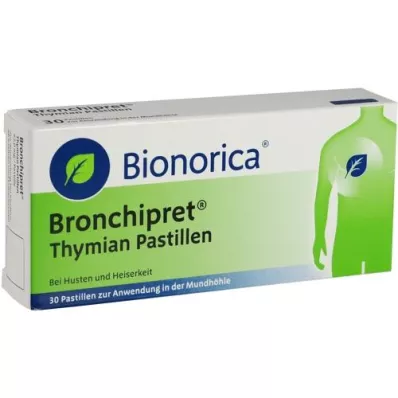 BRONCHIPRET Timianpastiller, 30 stk