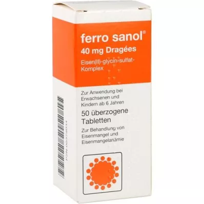 FERRO SANOL overtrukne tabletter, 50 stk