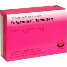 FOLGAMMA Tabletter, 100 stk