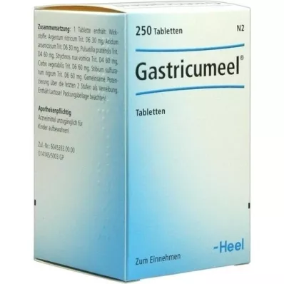 GASTRICUMEEL Tabletter, 250 stk