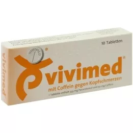 VIVIMED med koffein til hovedpinetabletter, 10 stk