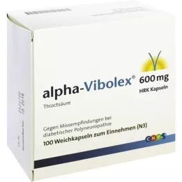 ALPHA VIBOLEX 600 mg HRK bløde kapsler, 100 stk