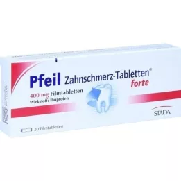 PFEIL Tandpinetabletter forte filmovertrukne tabletter, 20 stk