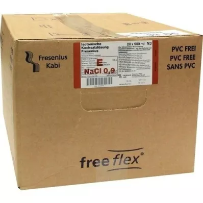 ISOTONISCHE Saltvandsopløsning Fresenius freeflex, 20X500 ml