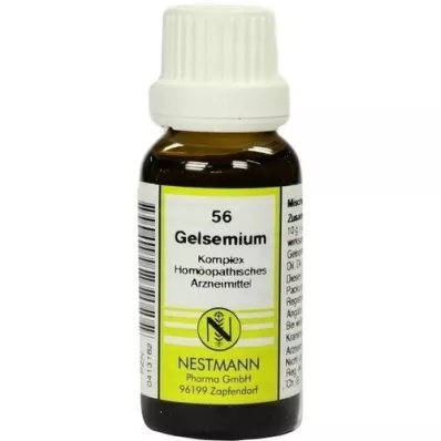 GELSEMIUM KOMPLEX No.56 Fortynding, 20 ml