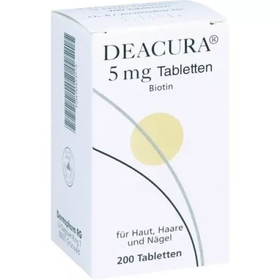 DEACURA 5 mg tabletter, 200 stk