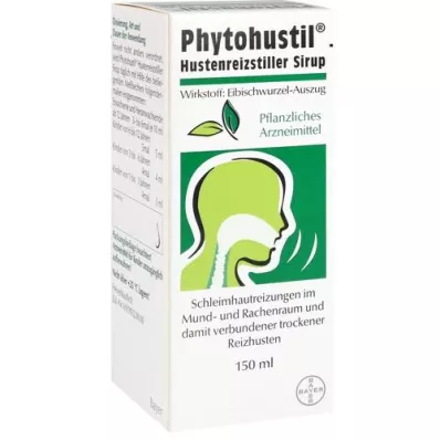 PHYTOHUSTIL Hostedæmpende sirup, 150 ml
