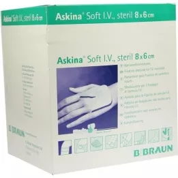 ASKINA Blød I.V. sårbandage 6x8 cm, 50 stk
