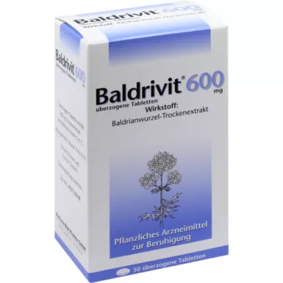 BALDRIVIT 600 mg overtrukne tabletter, 50 stk BALDRIVIT 600 mg overtrukne tabletter, 50 stk