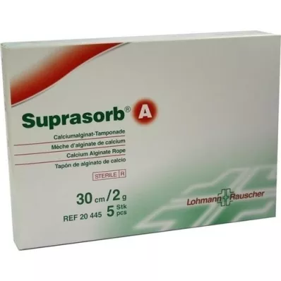 SUPRASORB A Calciumalginat Tamp.30 cm 2 g, 5 stk