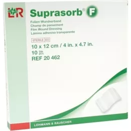 SUPRASORB F Folie sårbandage 10x12 cm steril, 10 stk