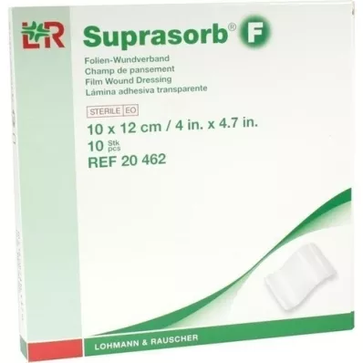 SUPRASORB F Folie sårbandage 10x12 cm steril, 10 stk
