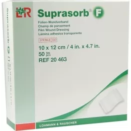 SUPRASORB F Folie sårbandage 10x12 cm steril, 50 stk