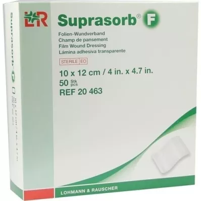 SUPRASORB F Folie sårbandage 10x12 cm steril, 50 stk