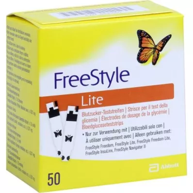 FREESTYLE Lite teststrimler uden kodning, 50 stk