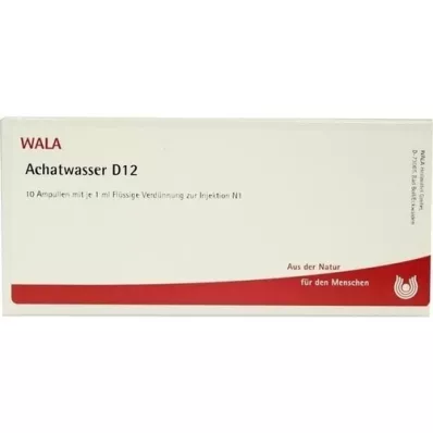 ACHATWASSER D 12 ampuller, 10X1 ml