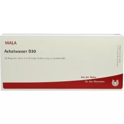 ACHATWASSER D 30 ampuller, 10X1 ml
