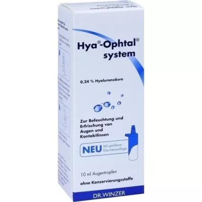 HYA-OPHTAL system øjendråber, 10 ml HYA-OPHTAL system øjendråber, 10 ml