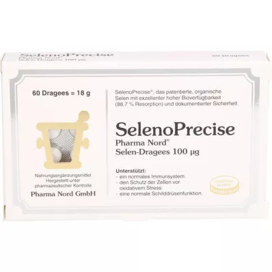 SELENOPRECISE 100 μg Pharma Nord dragéer, 60 stk