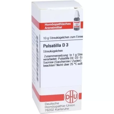 PULSATILLA D 3 kugler, 10 g