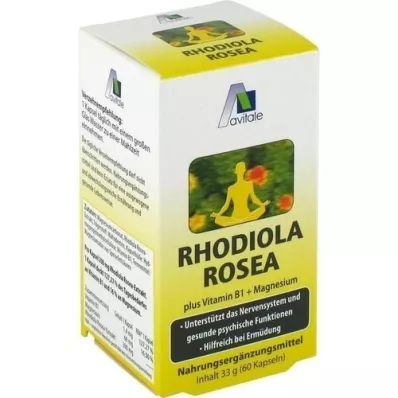RHODIOLA ROSEA Kapsler 200 mg, 60 stk